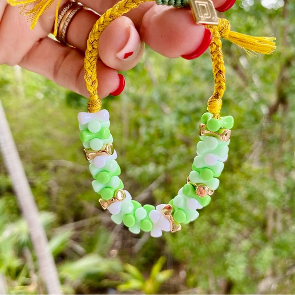 DANNIJO Angle Green Adjustable Beaded Bracelet NWT - Picture 16 of 16